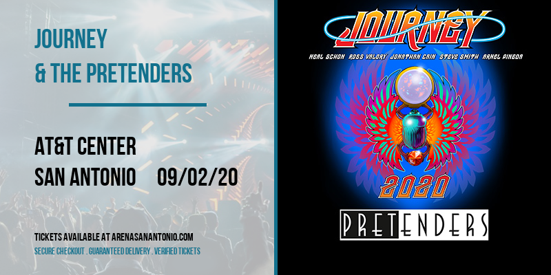 Journey & The Pretenders at AT&T Center tickets Journey & The Pretenders at AT&T Center