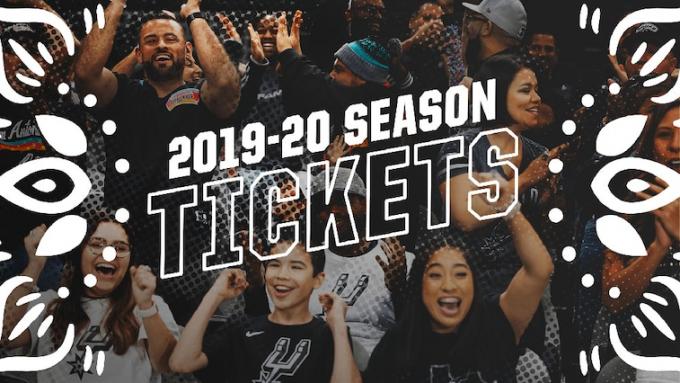 2020 San Antonio Spurs Season Tickets (Includes Tickets To All Regular Season Home Games) at AT&T Center