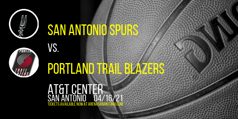 San Antonio Spurs vs. Portland Trail Blazers at AT&T Center tickets San Antonio Spurs vs. Portland Trail Blazers at AT&T Center