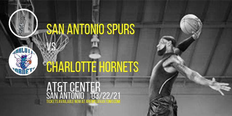 San Antonio Spurs vs. Charlotte Hornets at AT&T Center tickets San Antonio Spurs vs. Charlotte Hornets at AT&T Center