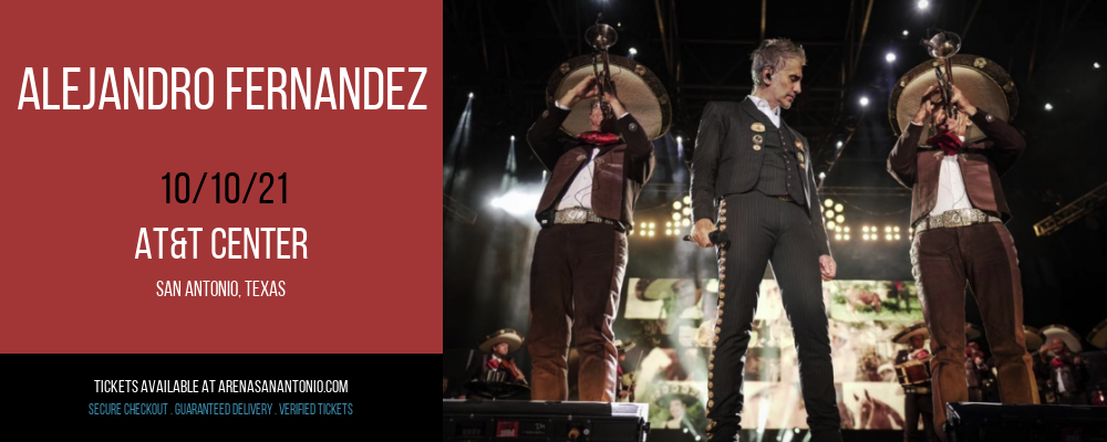 Alejandro Fernandez at AT&T Center tickets Alejandro Fernandez at AT&T Center