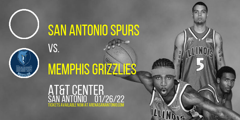 San Antonio Spurs vs. Memphis Grizzlies at AT&T Center tickets San Antonio Spurs vs. Memphis Grizzlies at AT&T Center