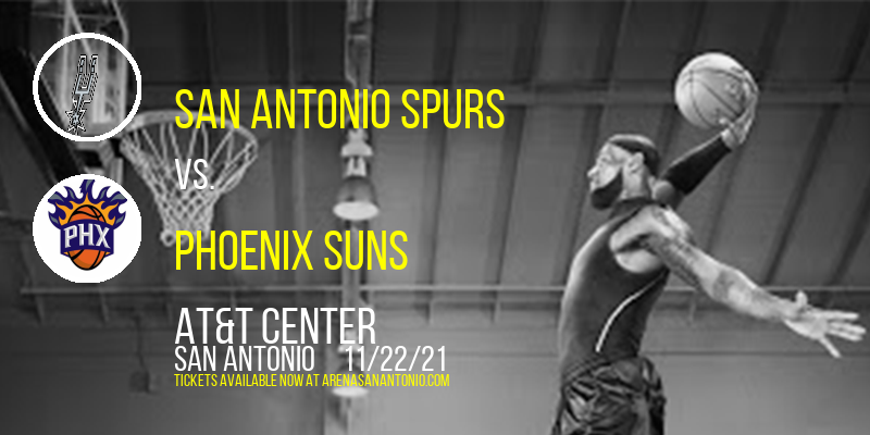 San Antonio Spurs vs. Phoenix Suns at AT&T Center tickets San Antonio Spurs vs. Phoenix Suns at AT&T Center
