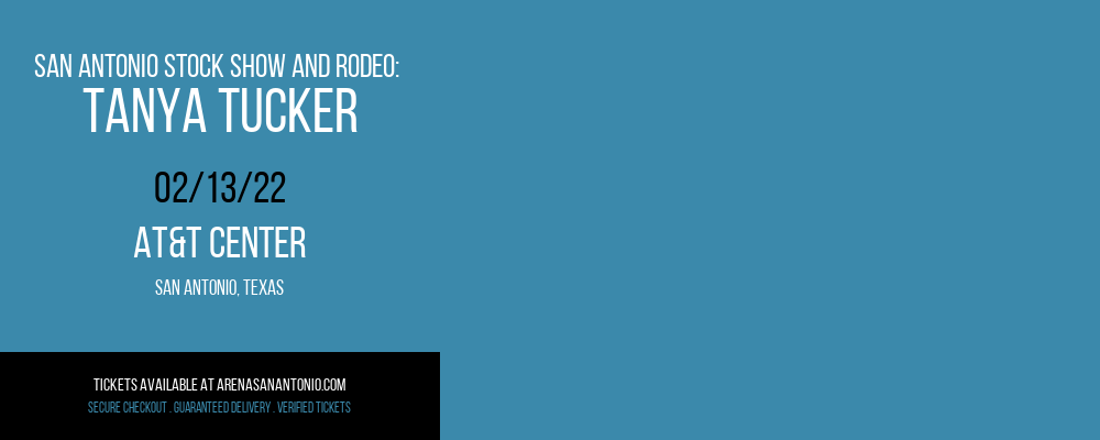 San Antonio Stock Show and Rodeo: Tanya Tucker at AT&T Center tickets San Antonio Stock Show and Rodeo: Tanya Tucker at AT&T Center