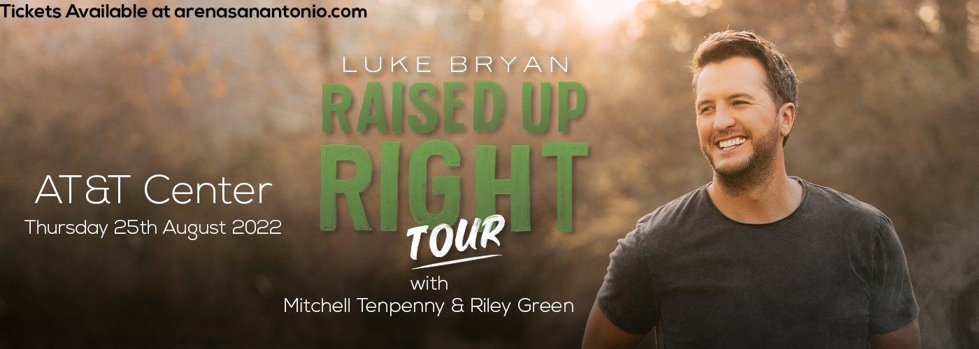 Luke Bryan, Riley Green & Mitchell Tenpenny at AT&T Center tickets Luke Bryan, Riley Green & Mitchell Tenpenny at AT&T Center