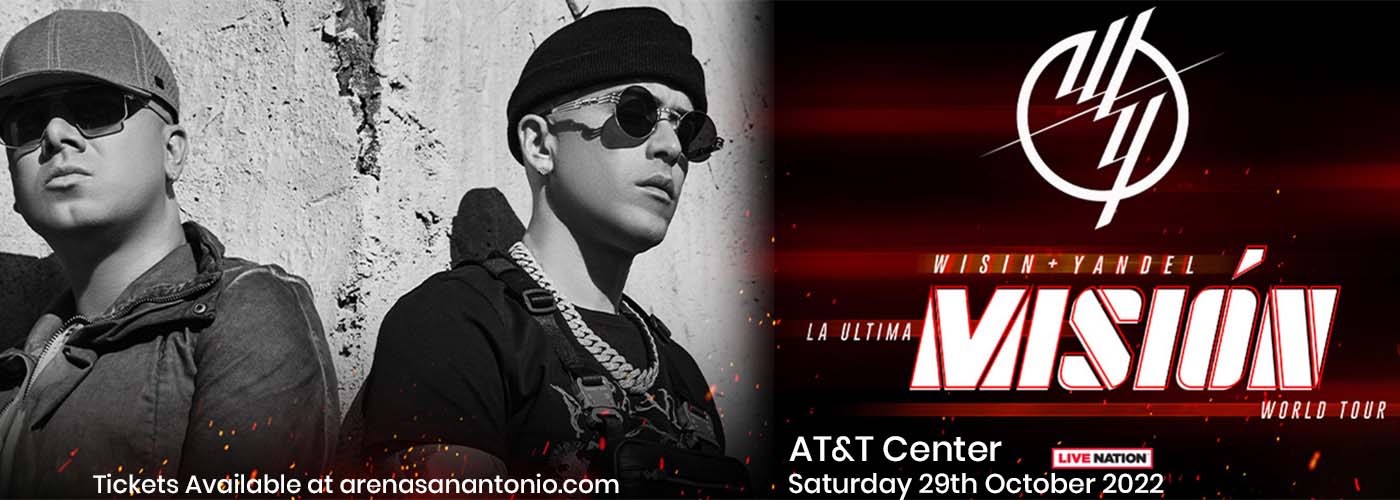 Wisin Y Yandel at AT&T Center tickets Wisin Y Yandel at AT&T Center