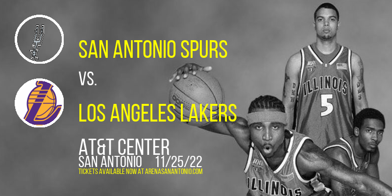 San Antonio Spurs vs. Los Angeles Lakers at AT&T Center tickets San Antonio Spurs vs. Los Angeles Lakers at AT&T Center