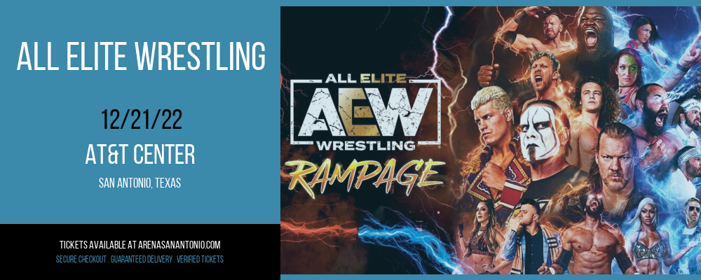 All Elite Wrestling [CANCELLED] at AT&T Center