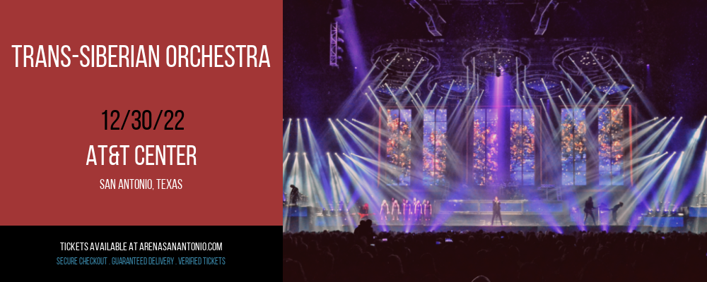 Trans-Siberian Orchestra at AT&T Center tickets Trans-Siberian Orchestra at AT&T Center