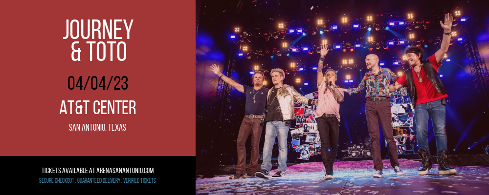 Journey & Toto at AT&T Center tickets Journey & Toto at AT&T Center