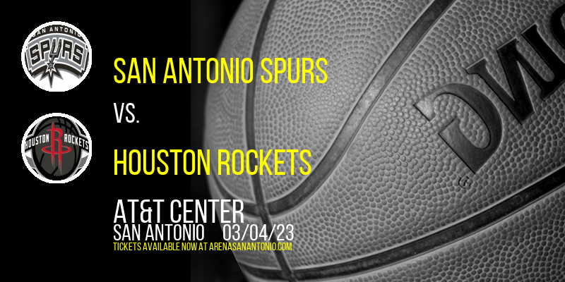 San Antonio Spurs vs. Houston Rockets at AT&T Center tickets San Antonio Spurs vs. Houston Rockets at AT&T Center