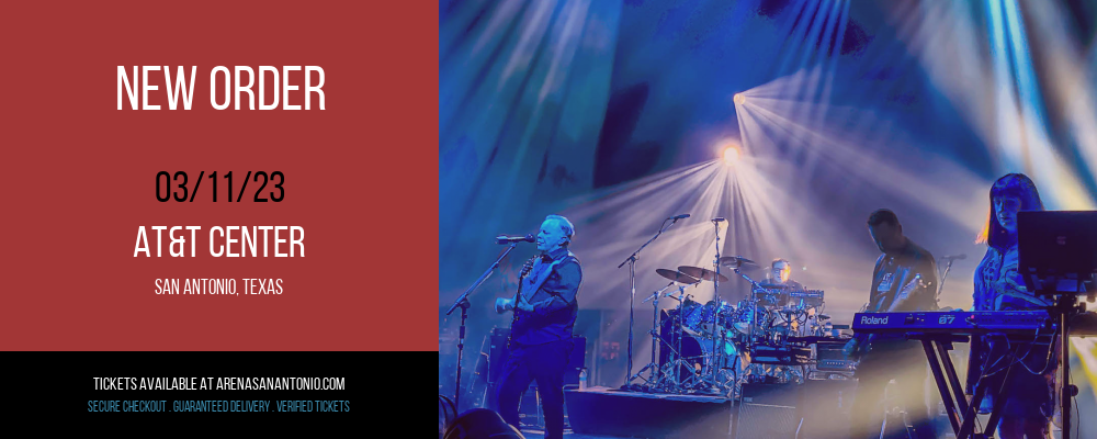 New Order at AT&T Center tickets New Order at AT&T Center