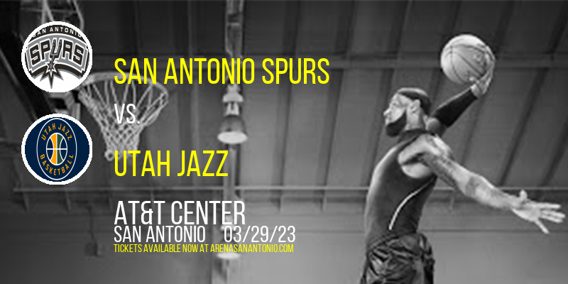 San Antonio Spurs vs. Utah Jazz at AT&T Center tickets San Antonio Spurs vs. Utah Jazz at AT&T Center