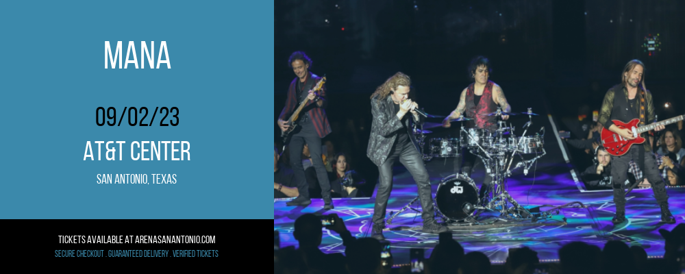 Mana at AT&T Center tickets Mana at AT&T Center