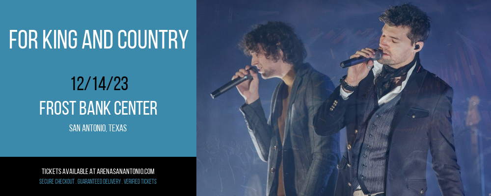 For King and Country at Frost Bank Center