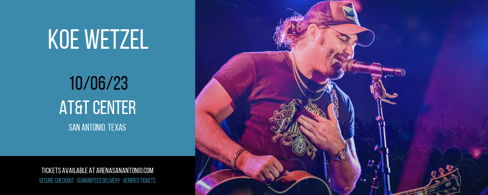 Koe Wetzel at AT&T Center