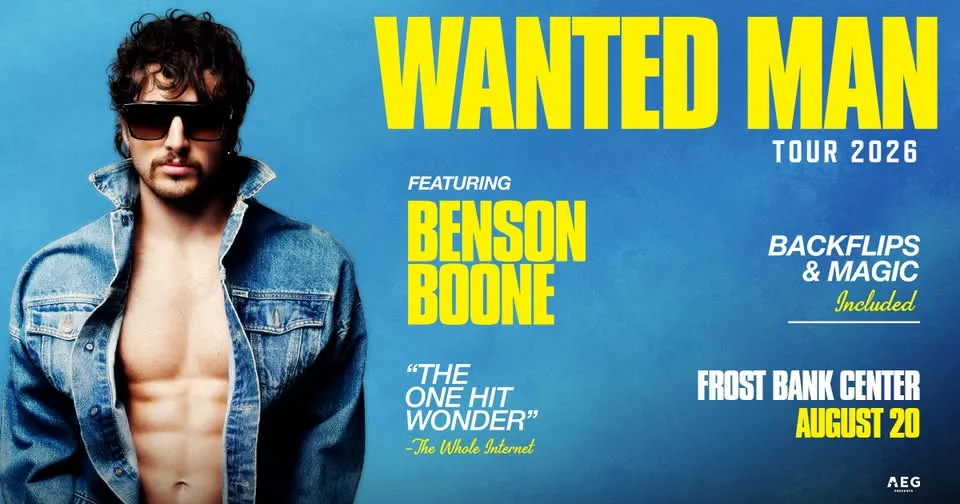 Benson Boone at Frost Bank Center